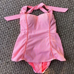 Seafolly seersucker retro-style swimsuit, US sz 10